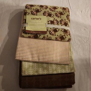 Carter's wrap me up receiving blankets 4 pack